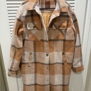 Rip Curl Tan and Cream Teddy Jacket